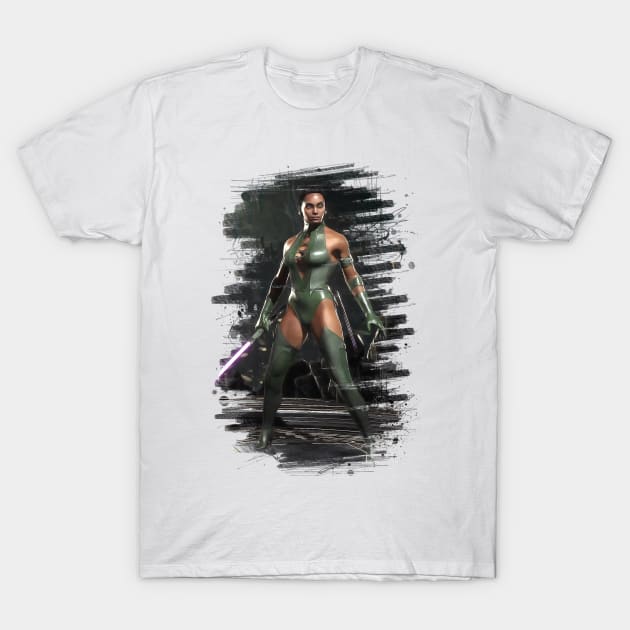 Mortal Kombat 11 Jade Print - 57211039 T-Shirt by Semenov